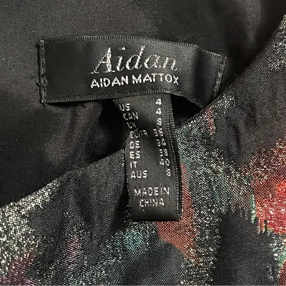 Multicolor floral jacquard high low dress - Picture 10 of 13